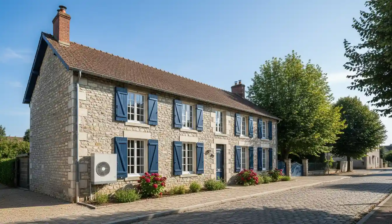 Installation de Pompe à Chaleur à La Cité des Cheminots